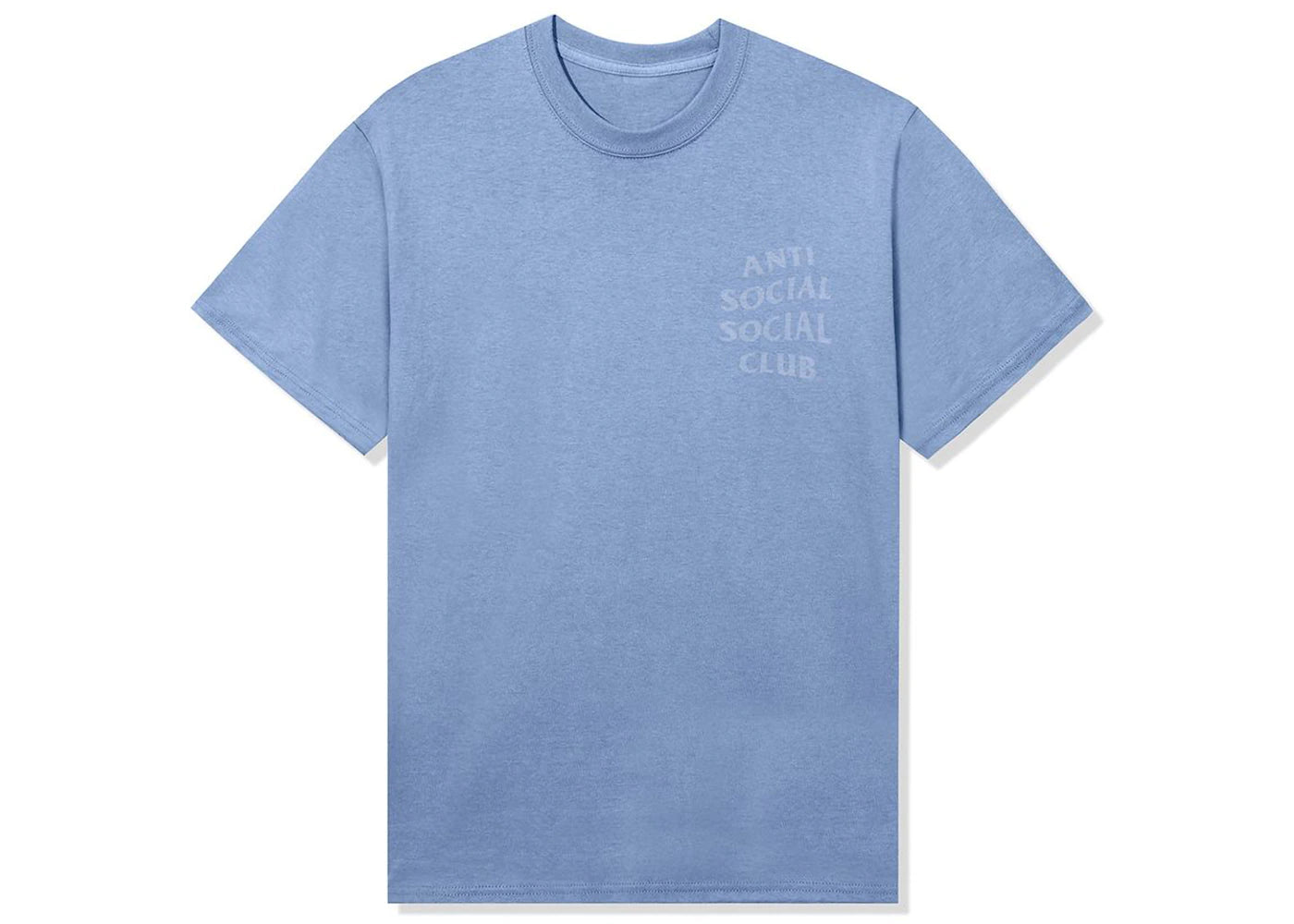 Anti Social Social Club Cancelled Again Tonal Tee Blue - vue secondaire B