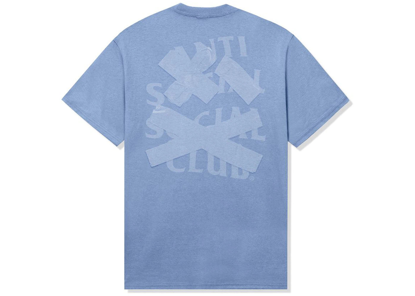 Anti Social Social Club Cancelled Again Tonal Tee Blue - vue secondaire A