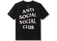 Anti Social Social Club Case Study Flag T-shirt Black