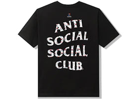 Anti Social Social Club Case Study Flag T-shirt Black