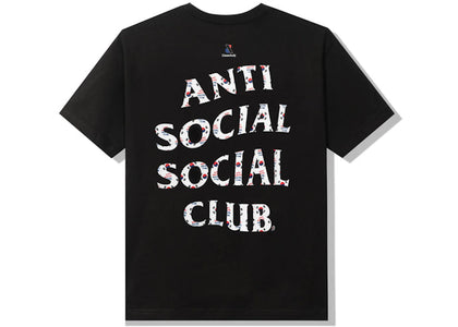 Anti Social Social Club Case Study Flag T-shirt Black - apparel view 2