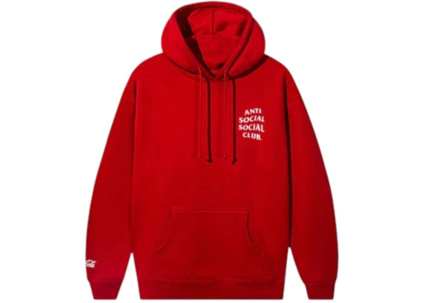 Anti Social Social Club Coca-Cola PB Hoodie Red - vue secondaire A