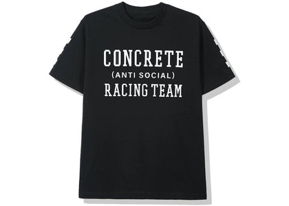 Anti Social Social Club Concrete Jungle Racing Team Tee (FW19) Black - product view 2