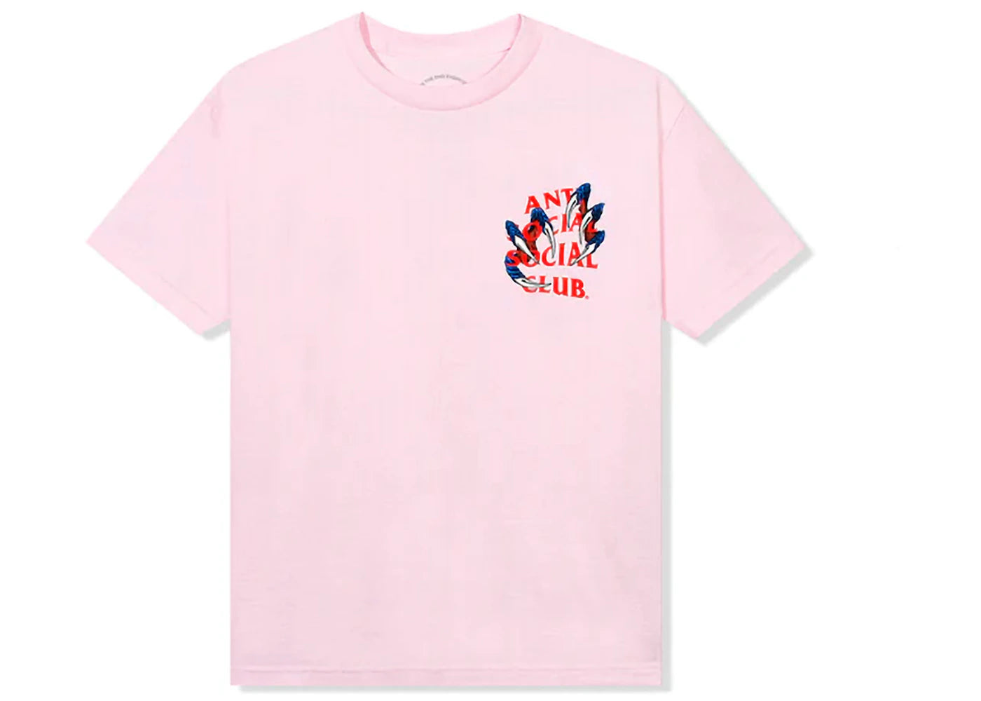 Anti Social Social Club Double Dragon Tee Pink - vue secondaire A