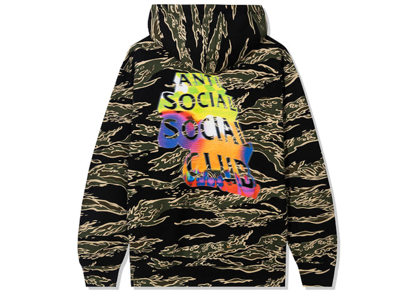 Anti Social Social Club Entheogen Tiger Hoodie Tiger Camo - vue secondaire A