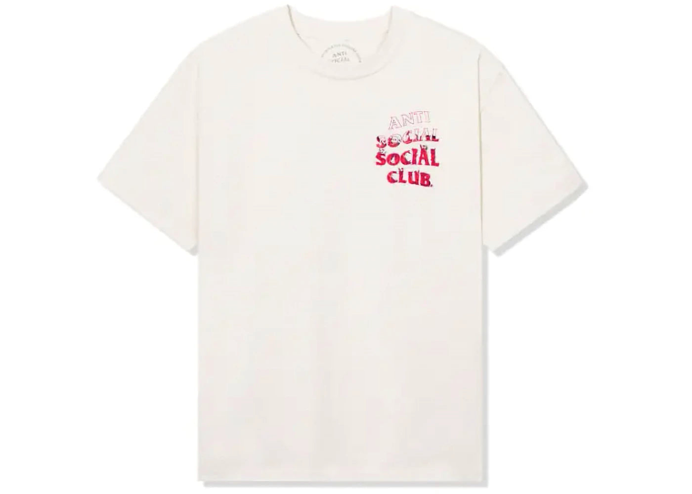 Anti Social Social Club Fire Inside Tee Natural - vue secondaire B