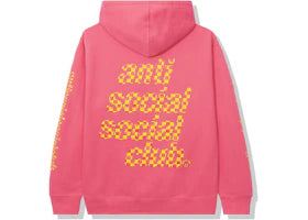 Anti Social Social Club Food Court Hoodie Pink