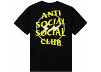 Anti Social Social Club Fragment Half Tone Tee Black/Yellow