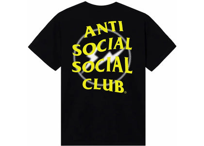 Anti Social Social Club Fragment Half Tone Tee Black/Yellow - product view 2