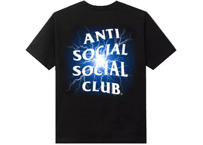 Anti Social Social Club Glow In The Dark Pain T-shirt Black/Blue - authentic Anti Social Social Club apparel