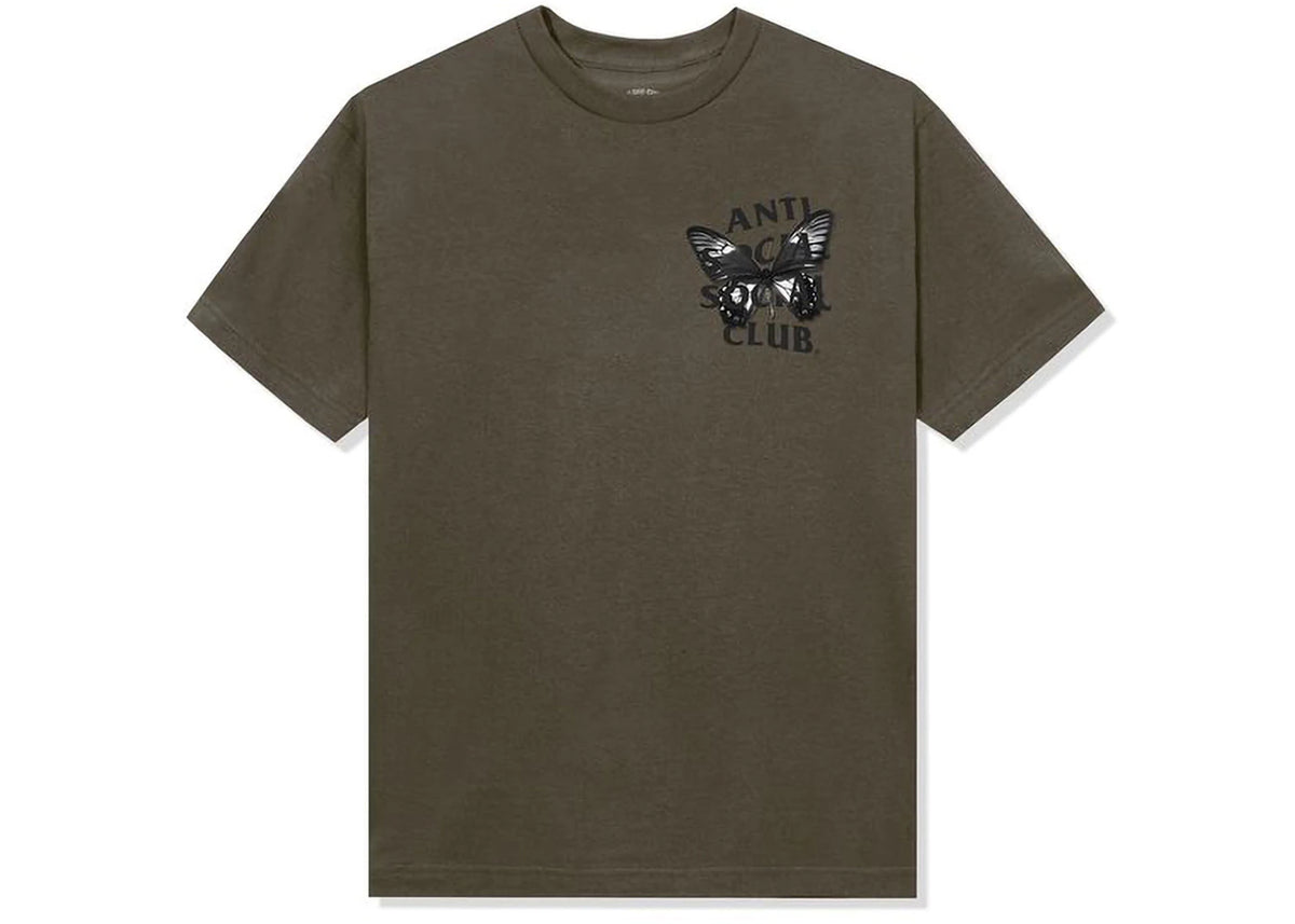 Anti Social Social Club Hidden Sky Tee Brown - vue secondaire B