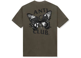 Anti Social Social Club Hidden Sky Tee Brown - vue 360