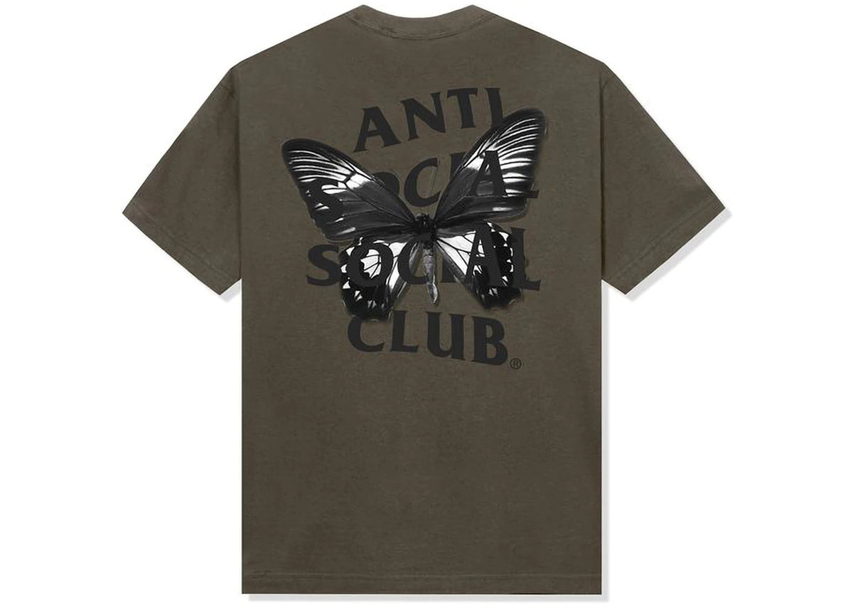 Anti Social Social Club Hidden Sky Tee Brown - vue secondaire A