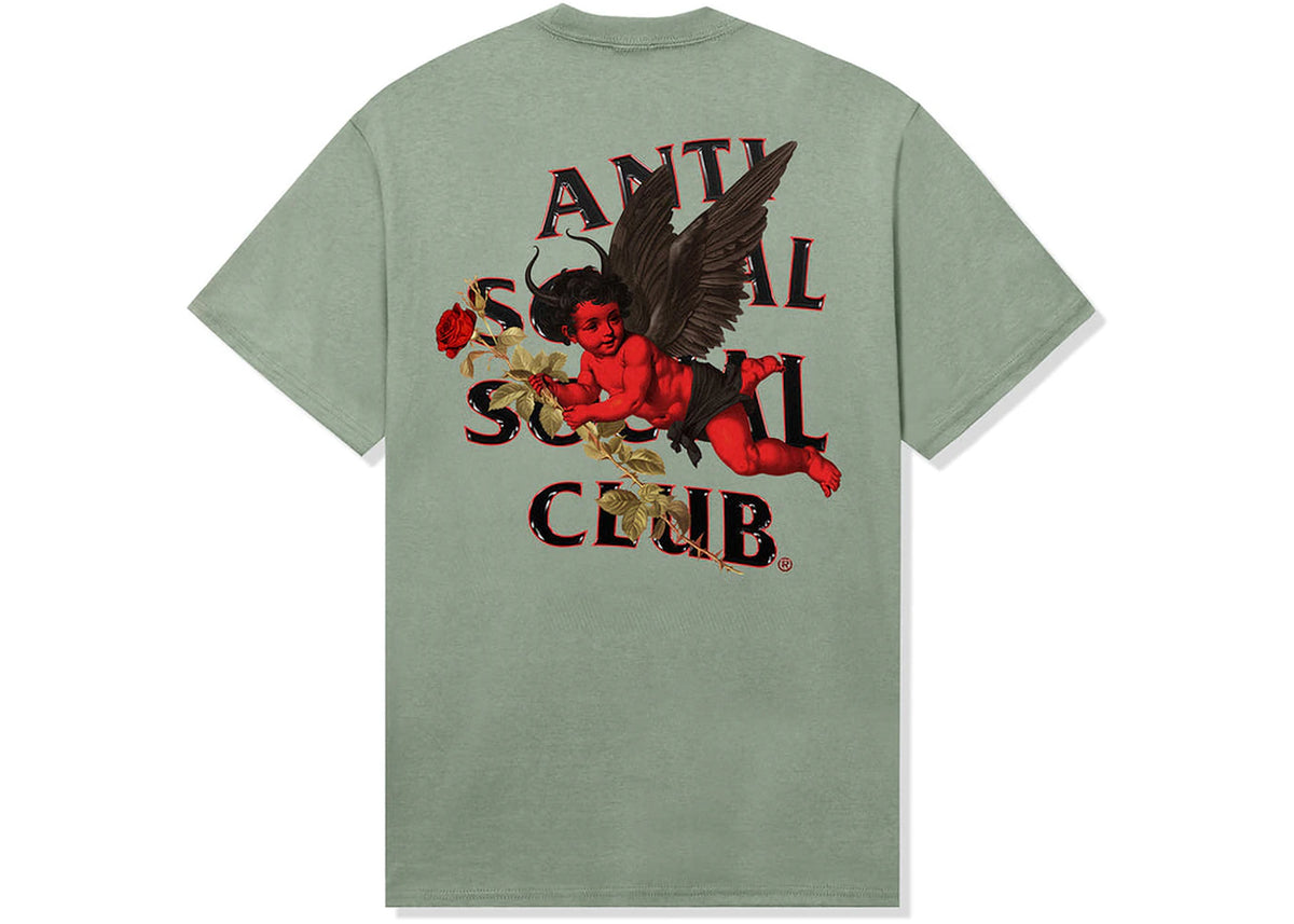 Anti Social Social Club Hierarchy Tee Green - vue secondaire A