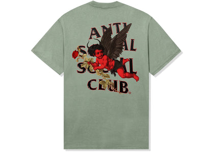 Anti Social Social Club Hierarchy Tee Green - product view 2