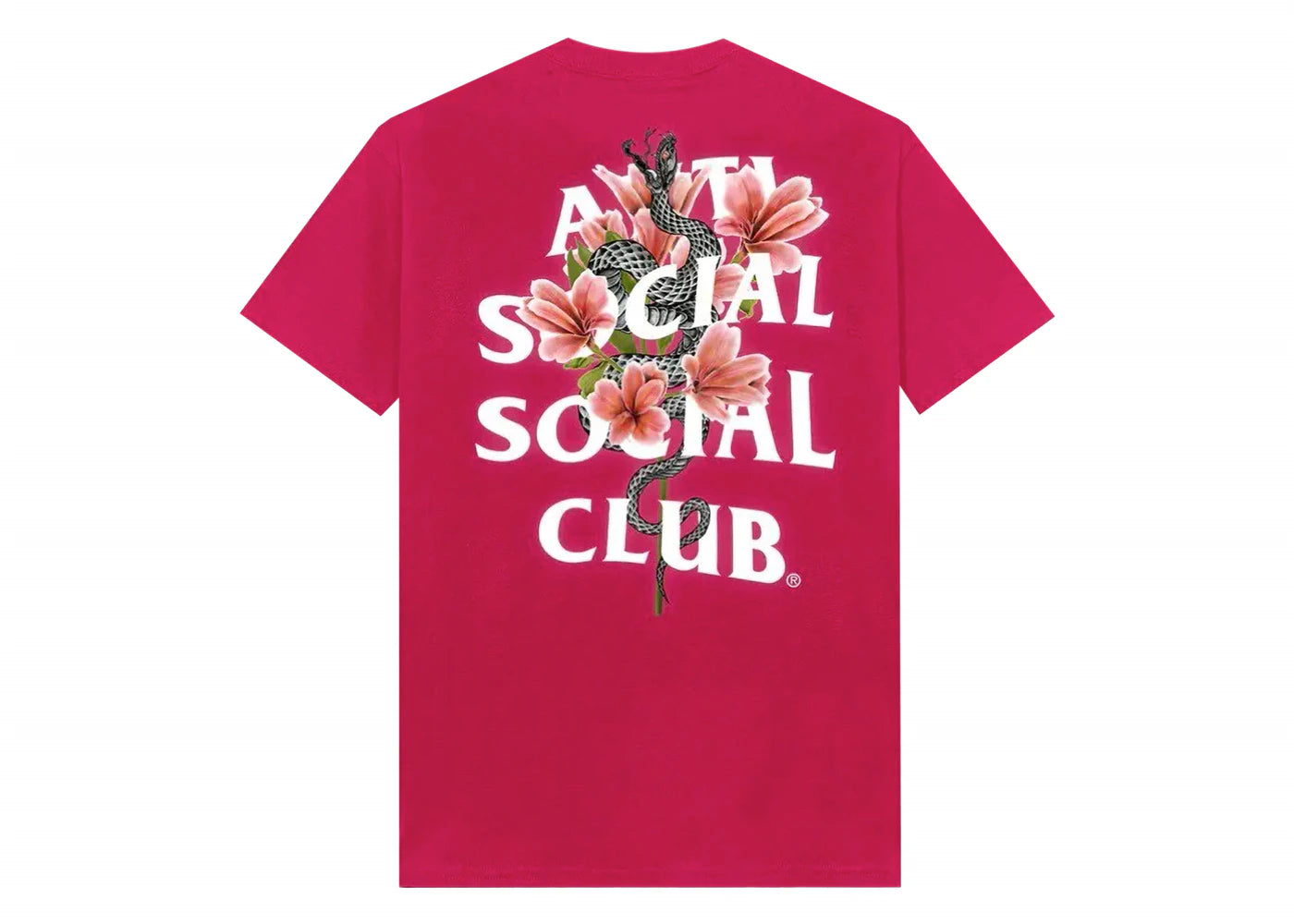 Anti Social Social Club Hokkaido 3M Tee Pink - vue secondaire B