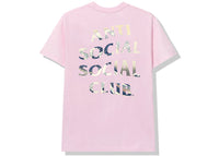 Anti Social Social Club (Japan Only) 4 Car Pile-Up Tonkotsu Logo Tee Pink