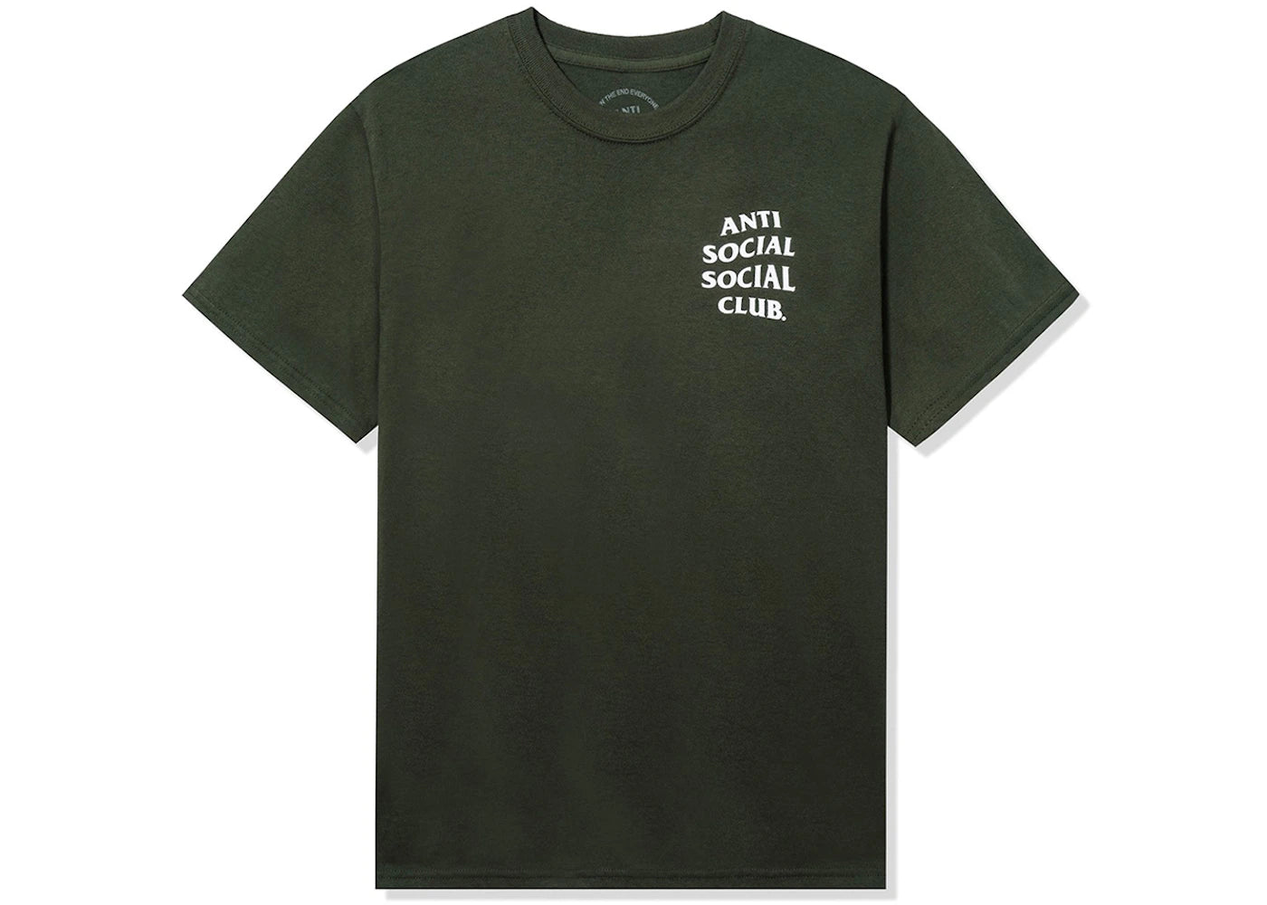 Anti Social Social Club Kkotch Tee Olive - vue secondaire B
