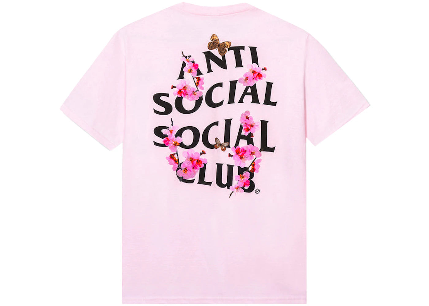 Anti Social Social Club Kkotch Tee Pink - vue secondaire A