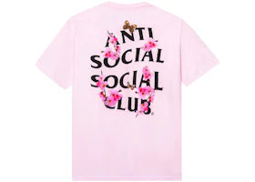 Anti Social Social Club Kkotch Tee Pink - vue 360
