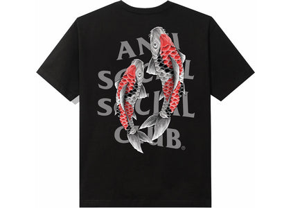 Anti Social Social Club Koi Garden 3M Reflective Tee Black - authentic Anti Social Social Club product