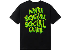 Anti Social Social Club Melt Away Tee Black - vue 360