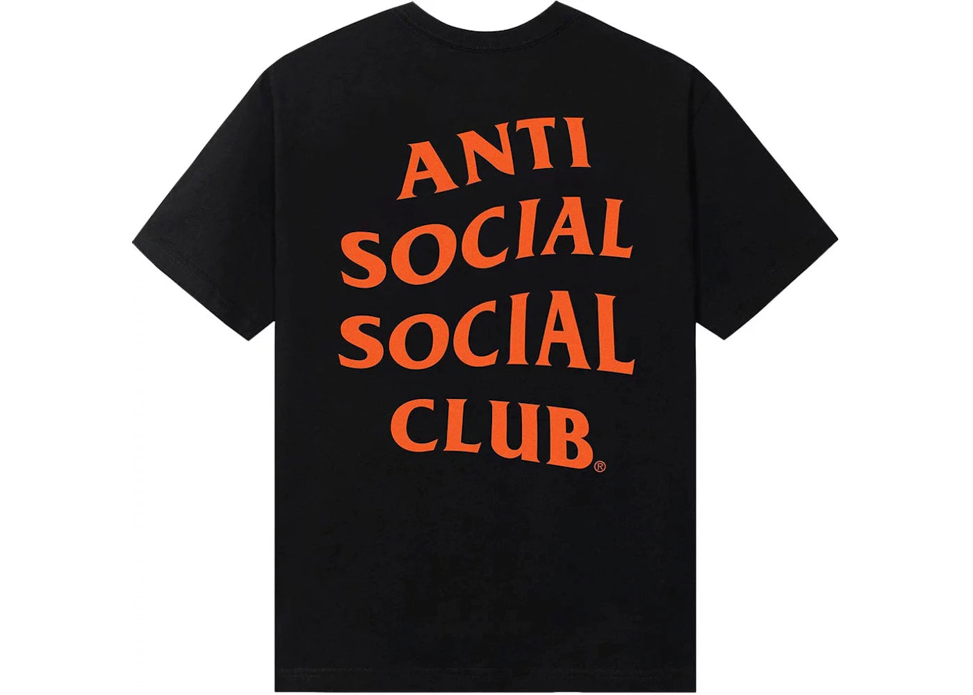 Anti Social Social Club Mind Games Tee Black/Orange - vue secondaire A
