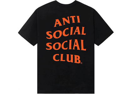 Anti Social Social Club Mind Games Tee Black/Orange - product view 2