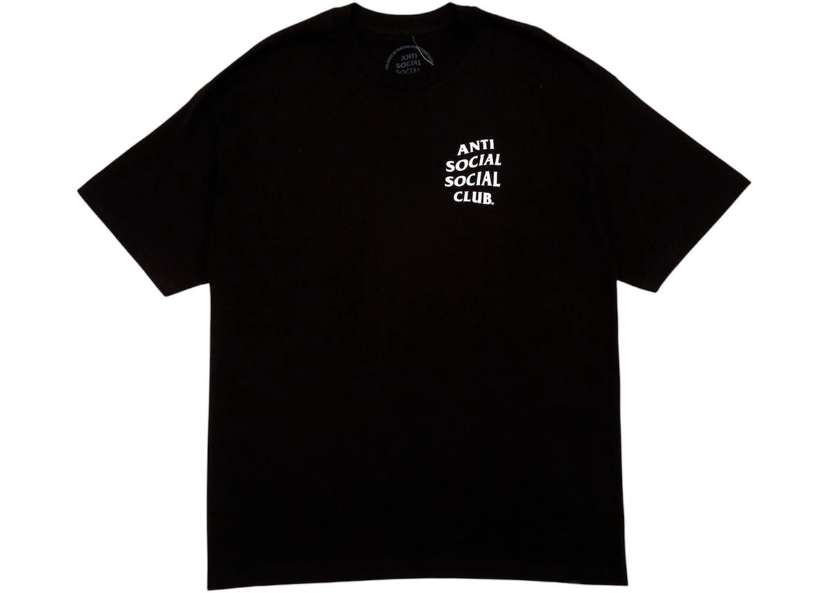 Anti Social Social Club Mind Games Tee Black/Orange - vue secondaire B