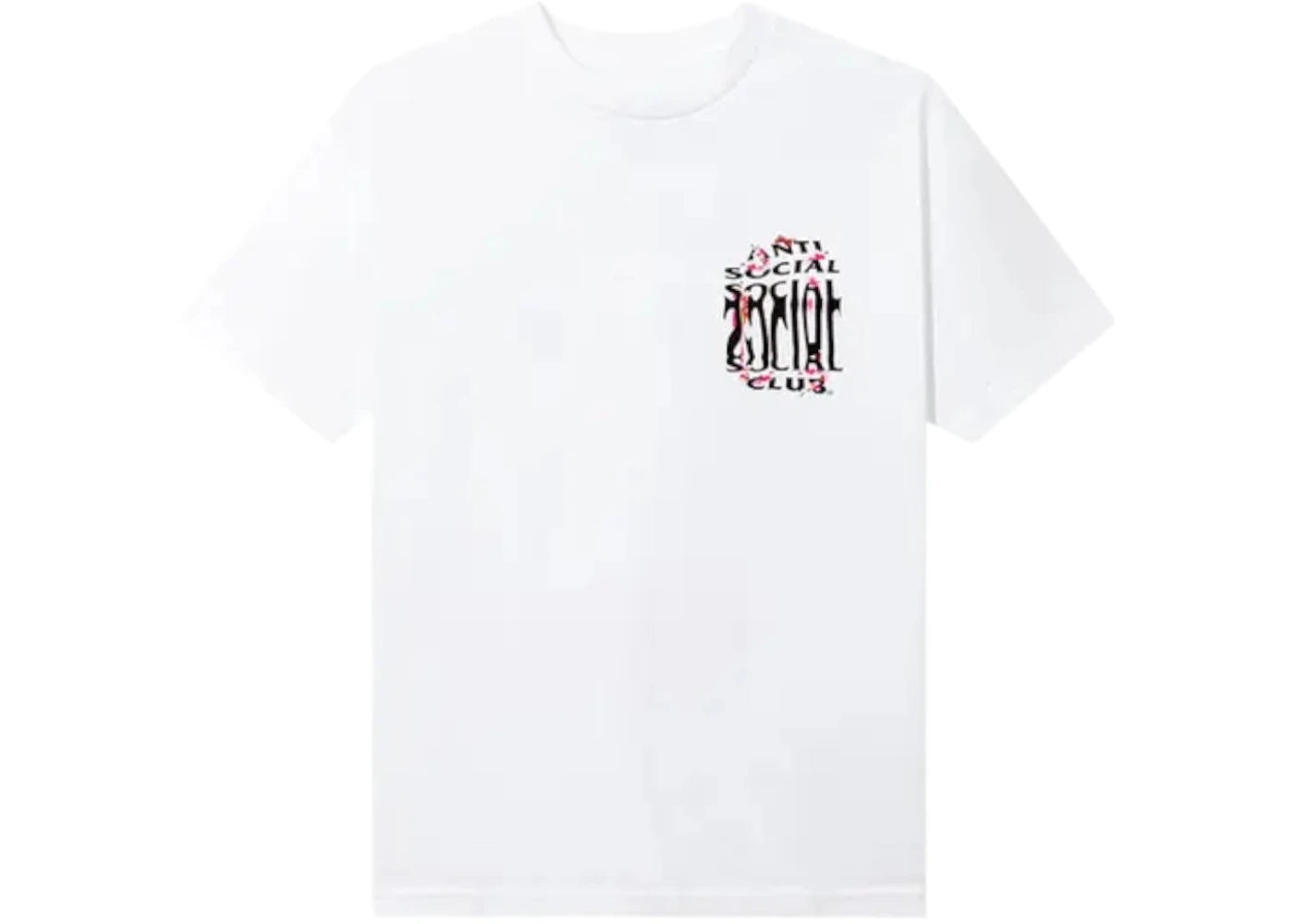 Anti Social Social Club Mind Melt Tee White - vue secondaire B