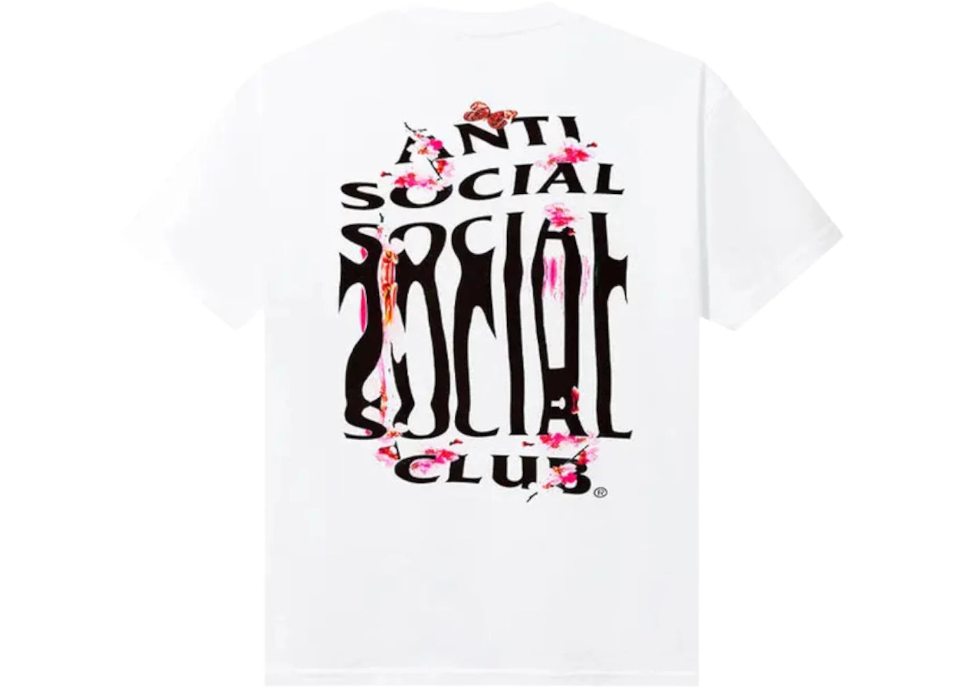 Anti Social Social Club Mind Melt Tee White - vue secondaire A