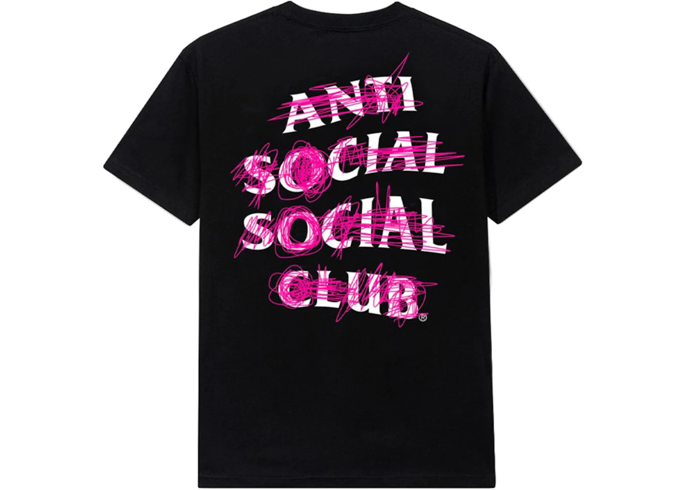 Anti Social Social Club Nevermind T-shirt Black - vue secondaire A