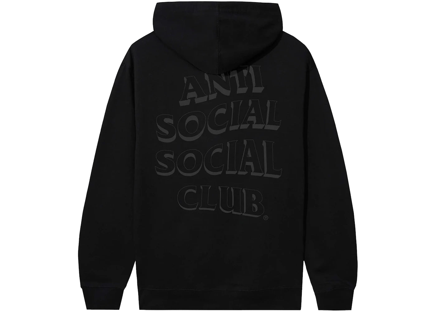 Anti Social Social Club Nonchalant Hoodie Black - vue secondaire A
