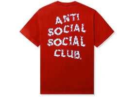 Anti Social Social Club Partly Cloudy Tee Red