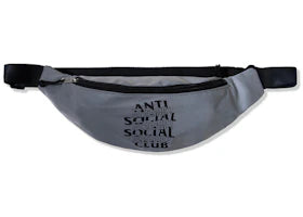 Anti Social Social Club Responsible Waist Bag Grey - vue 360