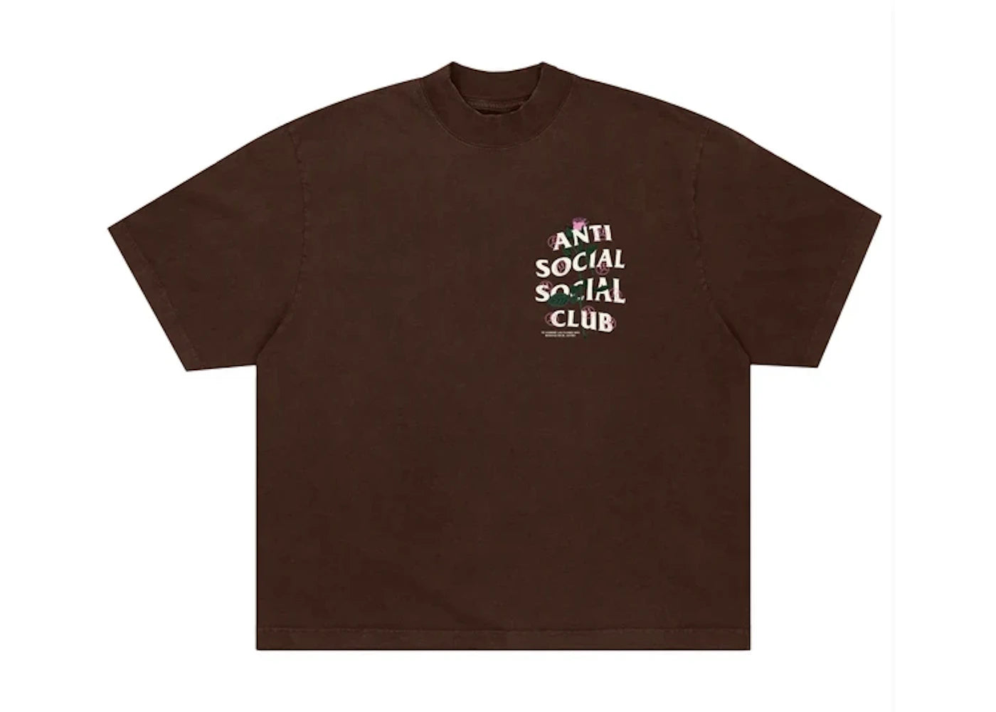Anti Social Social Club Sadboyz Fin De Semana Tee Brown - vue secondaire B