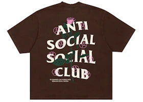 Anti Social Social Club Sadboyz Fin De Semana Tee Brown - vue 360