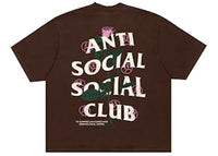 Anti Social Social Club Sadboyz Fin De Semana Tee Brown