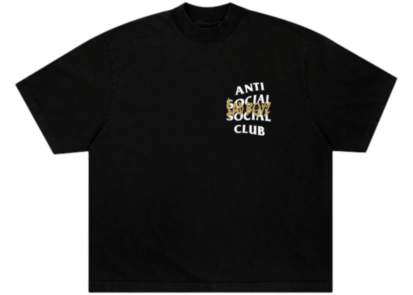 Anti Social Social Club Sadboyz Sad Boyz Tee Black - vue secondaire B