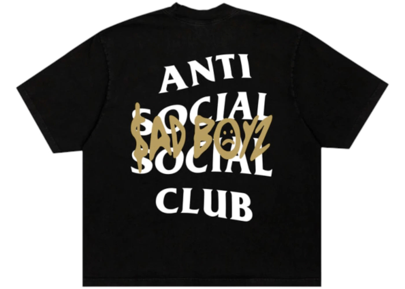 Anti Social Social Club Sadboyz Sad Boyz Tee Black - vue secondaire A