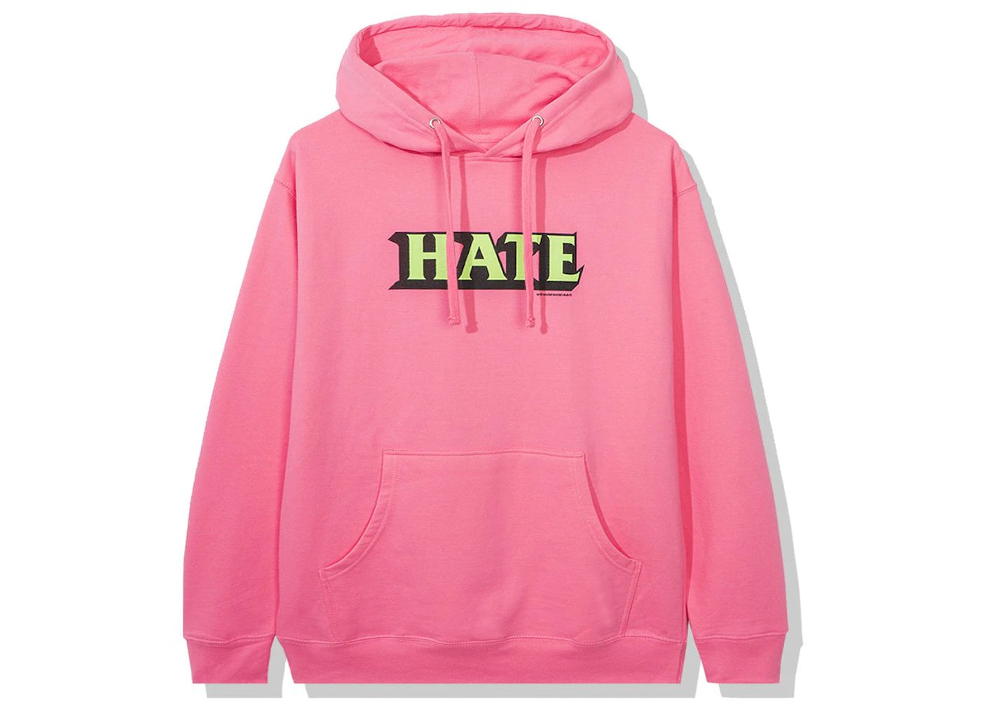Anti Social Social Club Samsies Hoodie Pink - vue secondaire B