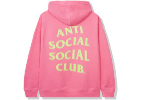Anti Social Social Club Samsies Hoodie Pink - vue 360