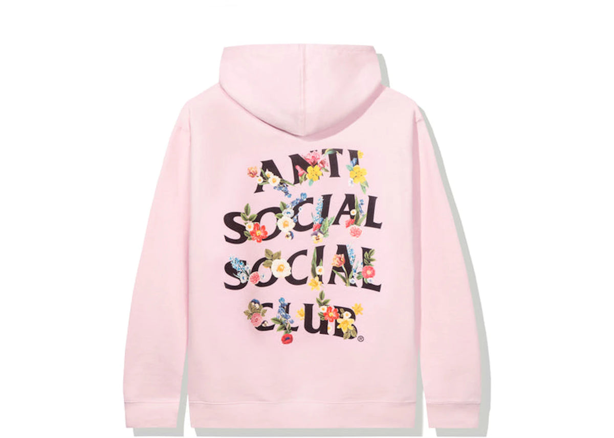 Anti Social Social Club Self Conclusion Hoodie Pink - vue 360