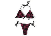 Anti Social Social Club Selfish Bikini Black/Pink