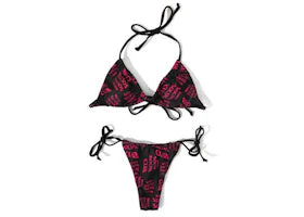Anti Social Social Club Selfish Bikini Black/Pink