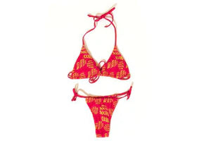 Anti Social Social Club Selfish Bikini Pink/Yellow