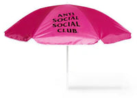 Anti Social Social Club Shaded Me Beach Umbrella Pink