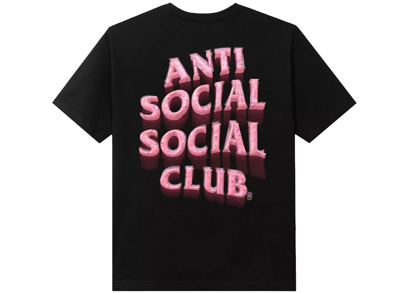 Anti Social Social Club Sprinkling Tears T-shirt Black - vue secondaire A
