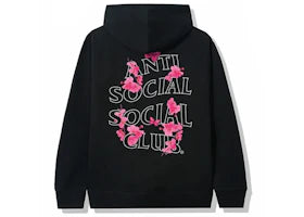 Anti Social Social Club Sugar High Hoodie Black - vue 360