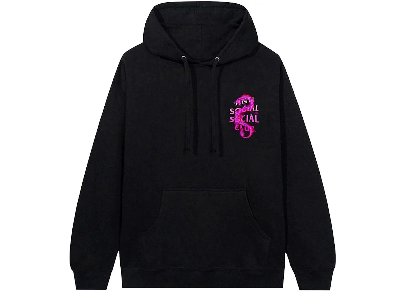 Anti Social Social Club Summer In Minsk Hoodie Black - vue secondaire B